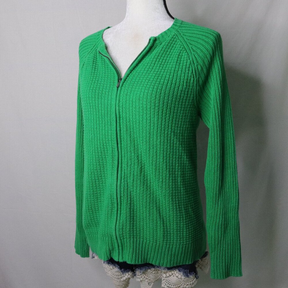 Liz Claiborne | Full Zip Up Sweater Medium
